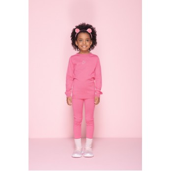 Blusa Pituchinhus Tricot S/Costura Pink