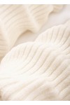Polaina Pituchinhus Tricot Canelada Off White